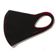 LOOKA デザインマスク デュアル BLACK×RED Sサイズ 1枚入