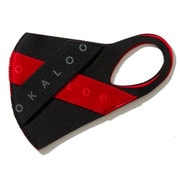 LOOKA デザインマスク プレミアム BLACK×RED Mサイズ 1枚入