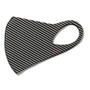LOOKA デザインマスク BLACK×WHITE STRIPE Mサイズ 1枚入
