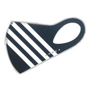 LOOKA デザインマスク アクセント BLACK×4WHITE Mサイズ 1枚入