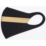 LOOKA デザインマスク エッセンシャル (ASTROBLACK×GOLD) Mサイズ 1枚入