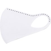 LOOKA デザインマスク LONGLOGO (BLACKlogoWHITE) SMサイズ 1枚入