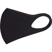LOOKA デザインマスク LONGLOGO (REDlogoBLACK) Mサイズ 1枚入