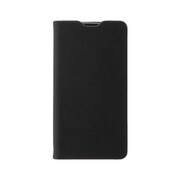 SB-A007-SDFB/BK [Y！mobile Selection AQUOS sense4 basic 用 抗菌 Stand Flip ケース BK ブラック]