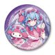 東方Project×サンリオキャラクターズ 76mm ホログラム缶バッジ レミリア・スカーレット×マイメロディ [キャラクターグッズ]