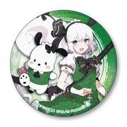 東方Project×サンリオキャラクターズ 76mm ホログラム缶バッジ 魂魄妖夢×ポチャッコ [キャラクターグッズ]