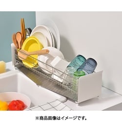 燕三条　UtaU　ウタウ　水切りラック　ロング　 ホワイト　SI-515012S UtaU 水切りラック 包丁 & まな板スタンド セット ロング ウタウ