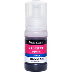 互換インクボトル EPSON （エプソン） タケトンボ TAK-M-L 互換 インク ボトル EW-M757T EW-M754T EW-M752T EP-M553T EP-M552T マゼンタ（染料） CT-ETAKML