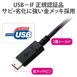 ヨドバシ.com - エレコム ELECOM USB2.0ケーブル/C-Cタイプ/認証品/PD