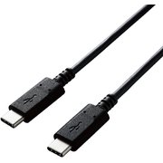 USB2.0ケーブル/C-Cタイプ/認証品/PD対応/3A出力/3.0m/ブラック U2C-CC30NBK2