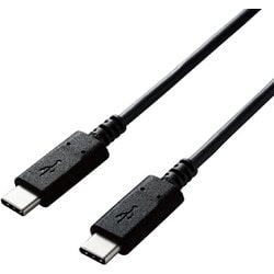 USB2.0ケーブル/C-Cタイプ/認証品/PD対応/3A出力/1.5m/ブラック U2C-CC15NBK2