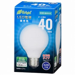 ヨドバシ.com - オーム電機 OHM LDG4D-G 7AG20 [LED電球 40形相当 G形