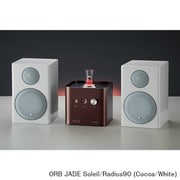 ヘッドフォンアンプ内蔵プリメインアンプ+コンパクト2wayモニタースピーカー コラボレーションシステム Cocoa(JADE Soleil)×White(Radius90) JADE Soleil/Radius90 (Co/Wh)
