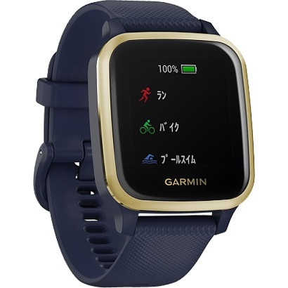 ガーミン GARMIN 010-02426-72 [Venu Sq Music Navy/Light Gold