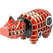 Wooden Art ki-gu-mi 赤べこ [クラフトアート]