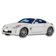 ラバーマグネット フェアレディ Z Z33 [キャラクターグッズ]