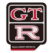 KPGC10 GT-R ロゴステッカー [キャラクターグッズ]