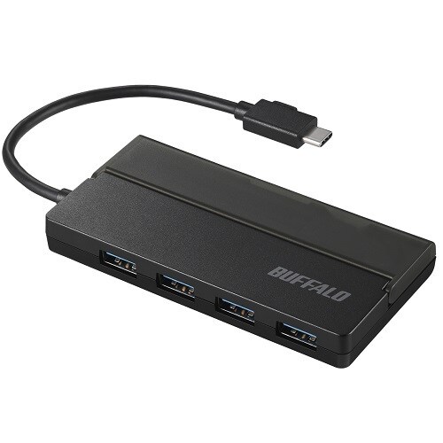BSH4U138C1BK [モバイルユーザー向け 4ポート バスパワーUSBハブ Type-C（USB3.1）]