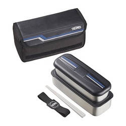 フレッシュランチボックス 1.1L ラインブラック DSD-1104W-LBK