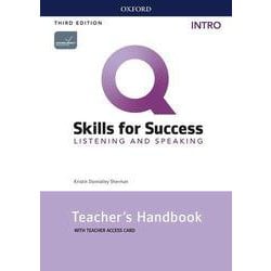 Q: Skills for Success 3rd Edition: Listening and Speaking Intro Teacher's Guide with Teacher's Resource Access Code Card [洋書ELT]