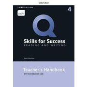 Q: Skills for Success 3rd Edition: Reading and Writing Level 4 Teacher's Guide with Teacher's Resource Access Code Card [洋書ELT]