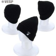 LOOSE RIB KNIT BEANIE VPMB1004 BK [スポーツウェアアクセサリ ビーニー]