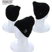PEANUTS COLLABORATION RIB BEANIE VSMB1001 BK [スポーツウェアアクセサリ ビーニー]