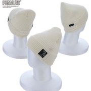 PEANUTS COLLABORATION RIB BEANIE VSMB1001 WH [スポーツウェアアクセサリ ビーニー]