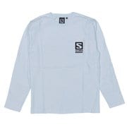 SLMN LS POCKET T-SHIRTS L41037200 WH Sサイズ [アウトドア カットソー メンズ]