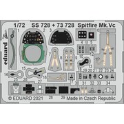 EDUSS728 スピットファイア Mk.Vc ズームエッチングパーツ エアフィックス用 [1/72スケール ディティールアップパーツ]