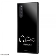 IQ-SXXP10K3TB/RM13 [Xperia 10 II 用 KAKU ハイブリッド 耐衝撃ケース リラックマ bumbumbum]