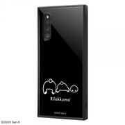 Galaxy A41 用 KAKU ハイブリッド 耐衝撃ケース リラックマ bumbumbum IQ-SXGA41K3TB/RM13
