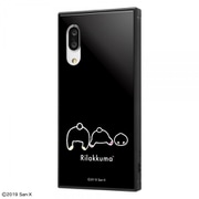 IQ-SXAQSE3K3TB/RM02 [AQUOS sense3 / AQUOS 3 lite 用 KAKU ハイブリッド 耐衝撃ケース リラックマ bumbumbum]