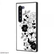 IQ-SXAQR5GK3TB/RM12 [AQUOS R5G 用 KAKU ハイブリッド 耐衝撃ケース リラックマ フラワー_1]