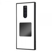Xperia 1 用 スマホケースフレームキット ever ホワイト IQK-XP1K3B/EV005