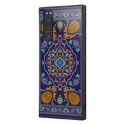 Xperia 5 II 用 KAKU ハイブリッド 耐衝撃ケース ディズニー アラジン/魔法の絨毯 IQ-DXP5M2K3TB/AL007
