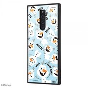 IQ-DXP1K3B/FR013 [Xperia 1 用 KAKU トリプルハイブリッド 耐衝撃ケース ディズニー アナと雪の女王 オラフ]
