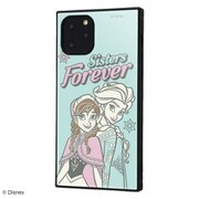IQ-DP23K3TB/FR019 [iPhone 11 Pro 用 KAKU ハイブリッド 耐衝撃ケース ディズニー アナと雪の女王 アナ&エルサ]