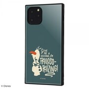 IQ-DP23K3TB/FR016 [iPhone 11 Pro 用 KAKU ハイブリッド 耐衝撃ケース ディズニー アナと雪の女王2 オラフ]