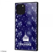 IQ-DP23K3TB/FR014 [iPhone 11 Pro 用 KAKU ハイブリッド 耐衝撃ケース ディズニー アナと雪の女王2 総柄 03 エレメント/ロゴ]