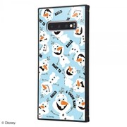 Galaxy S10 用 KAKU トリプルハイブリッド 耐衝撃ケース ディズニー アナと雪の女王 オラフ IQ-DGS10K3B/FR020