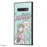Galaxy S10 用 KAKU トリプルハイブリッド 耐衝撃ケース ディズニー アナと雪の女王 アナ&エルサ IQ-DGS10K3B/FR019