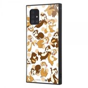 Galaxy A51 5G 用 KAKU ハイブリッド 耐衝撃ケース ディズニー チップ&デール/ツインズ IQ-DGA51K3TB/CD003