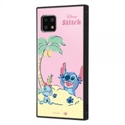 AQUOS sense4 lite / AQUOS sense4 basic / AQUOS sense4 用 KAKU ハイブリッド 耐衝撃ケース ディズニー リロ&スティッチ/砂遊び IQ-DAQSE4K3TB/ST001