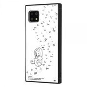 AQUOS sense4 lite / AQUOS sense4 basic / AQUOS sense4 用 KAKU ハイブリッド 耐衝撃ケース ディズニー くまのプーさん philosophy ホワイト IQ-DAQSE4K3TB/PO040