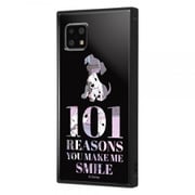 AQUOS sense4 lite / AQUOS sense4 basic / AQUOS sense4 用 KAKU ハイブリッド 耐衝撃ケース ディズニー 101匹わんちゃん Famous scene IQ-DAQSE4K3TB/DL003