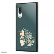 AQUOS sense3 lite / AQUOS sense3 basic / AQUOS sense3 / Android One S7 用 KAKU ハイブリッド 耐衝撃ケース ディズニー アナと雪の女王2 オラフ IQ-DAQSE3K3TB/FR016