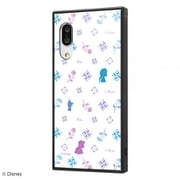 IQ-DAQSE3K3TB/FR015 [AQUOS sense3 lite / AQUOS sense3 basic / AQUOS sense3 / Android One S7 用 KAKU ハイブリッド 耐衝撃ケース ディズニー アナと雪の女王2 総柄 04 ホワイト]