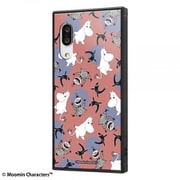AQUOS sense3 lite / AQUOS sense3 basic / AQUOS sense3 / Android One S7 用 KAKU ハイブリッド 耐衝撃ケース ムーミン パターン 1 IQ-AAQSE3K3TB/MT012