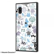 IQ-AAQSE3K3TB/MT007 [AQUOS sense3 lite / AQUOS sense3 basic / AQUOS sense3 / Android One S7 用 KAKU ハイブリッド 耐衝撃ケース ムーミン パターン 2]
